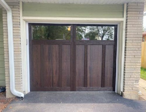 Residential Garage Door BEFORE and AFTER