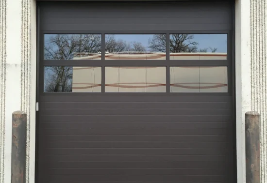 Brown commercial door with glass e1556111081841